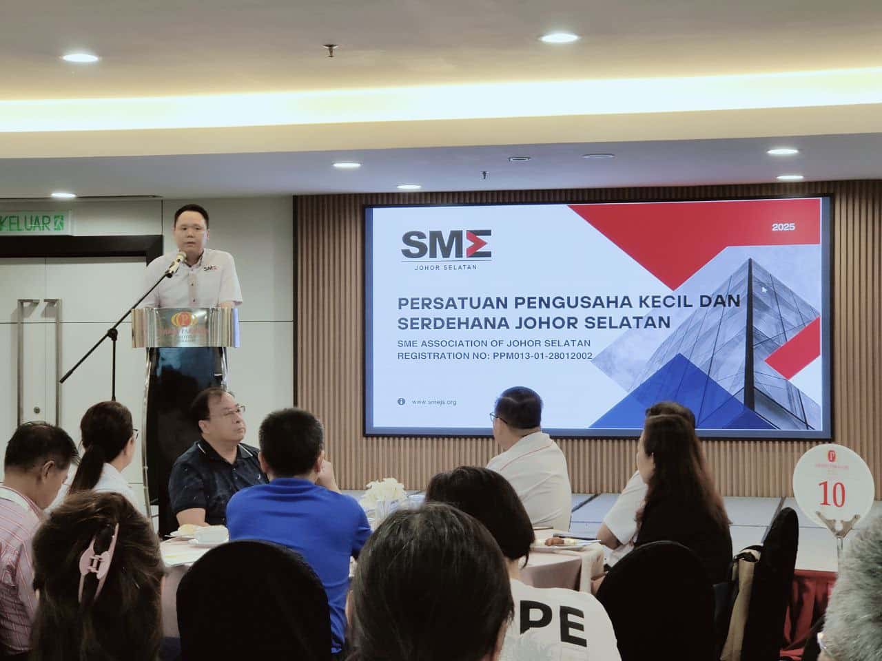 SG to JB Networking with SME JS Speaker